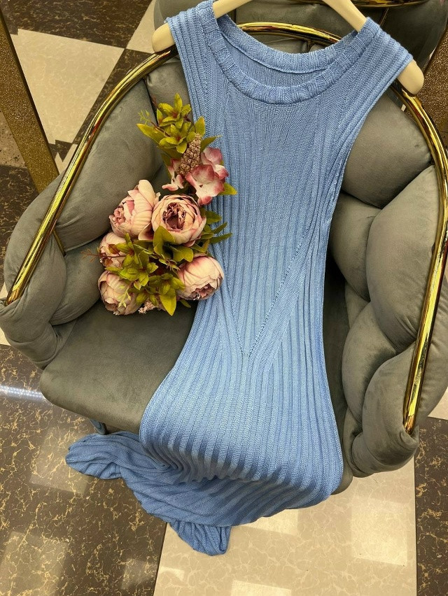 Купить Платье голубое оптом Садовод Интернет-каталог Садовод интернет-каталог