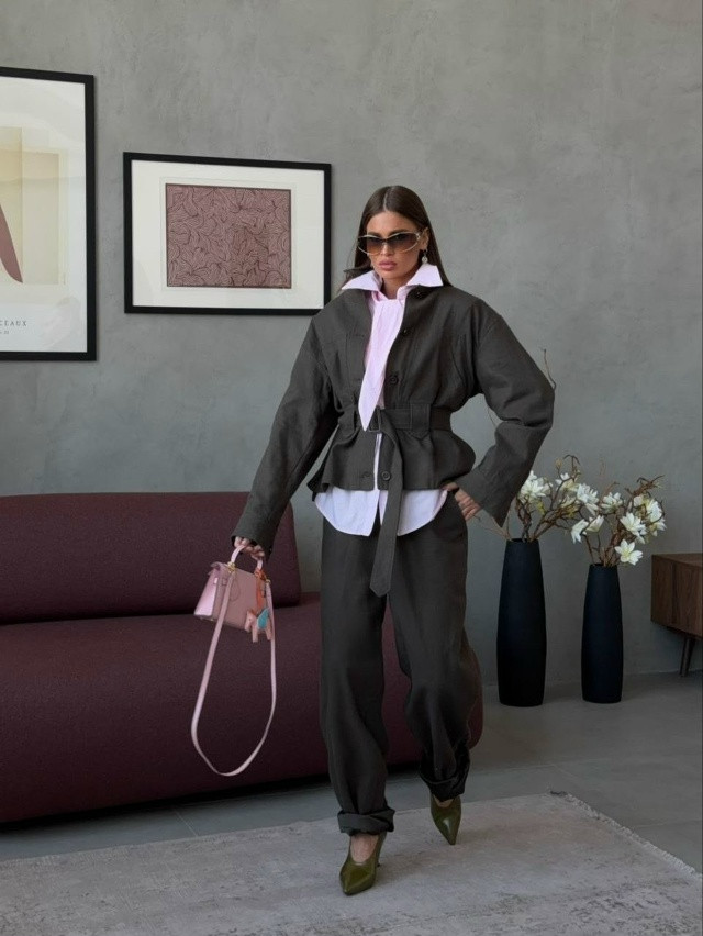 Купить Женский костюм коричневый оптом Садовод Интернет-каталог Садовод интернет-каталог