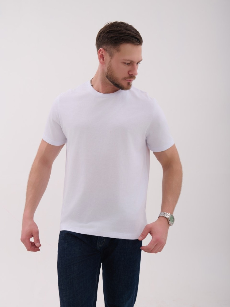 Купить Мужская футболка белая оптом Садовод Интернет-каталог Садовод интернет-каталог