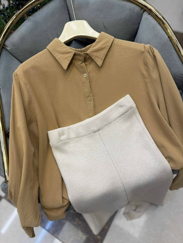 Купить Женская рубашка коричневая оптом Садовод Интернет-каталог Садовод интернет-каталог