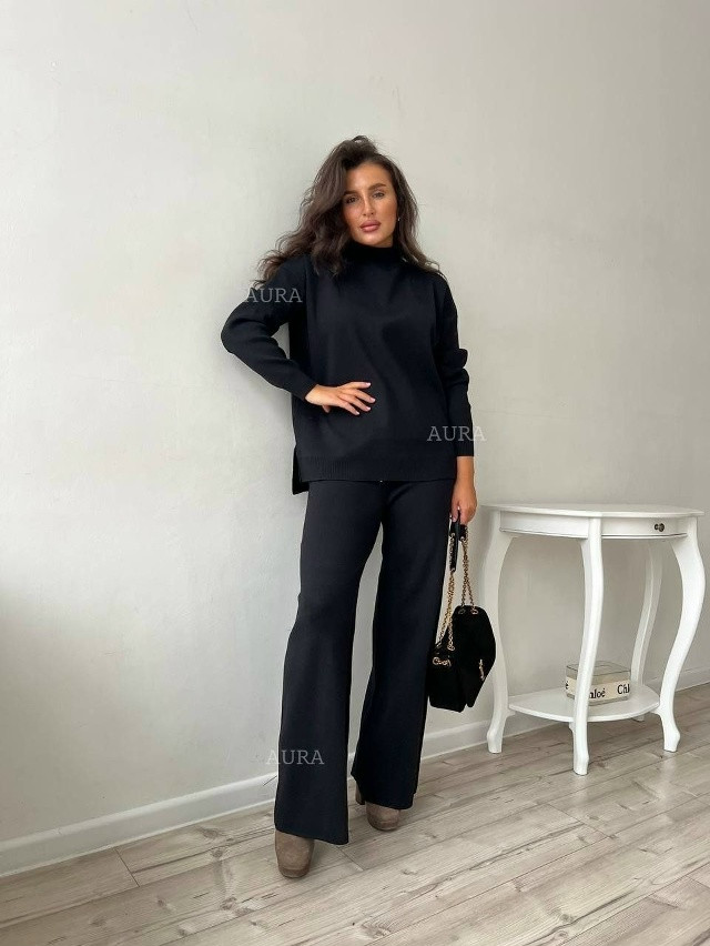 Купить Женский костюм черный оптом Садовод Интернет-каталог Садовод интернет-каталог