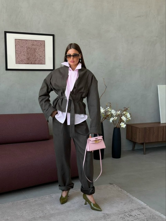 Купить Женский костюм коричневый оптом Садовод Интернет-каталог Садовод интернет-каталог