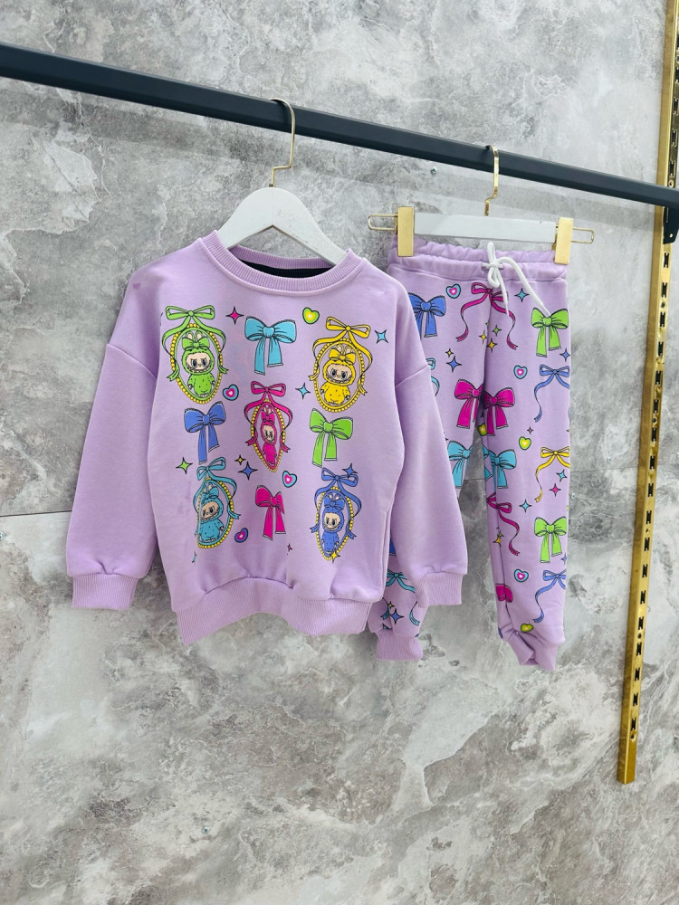 Купить Детский костюм сиреневый оптом Садовод Интернет-каталог Садовод интернет-каталог