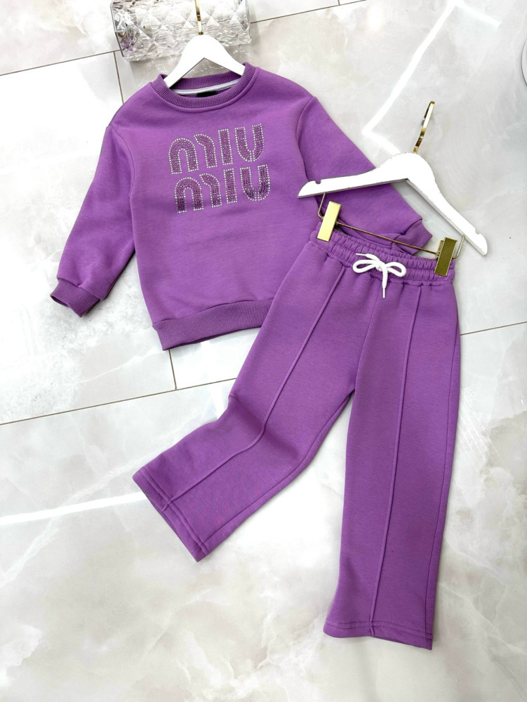 Купить Детский костюм фиолетовый оптом Садовод Интернет-каталог Садовод интернет-каталог