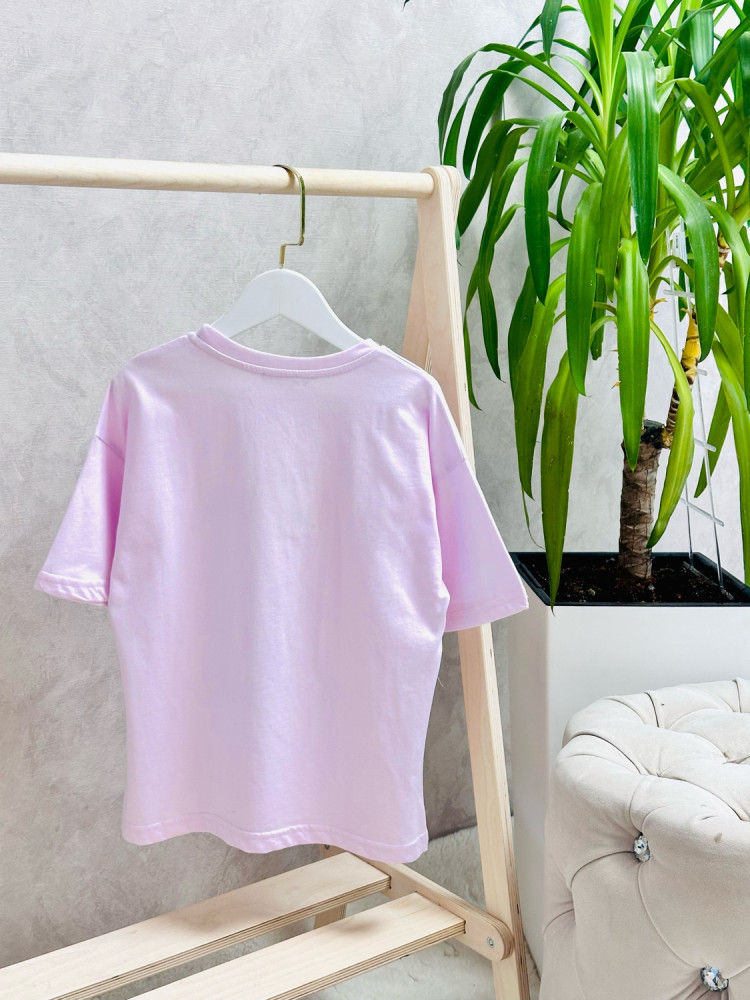 Купить Детская футболка розовая оптом Садовод Интернет-каталог Садовод интернет-каталог