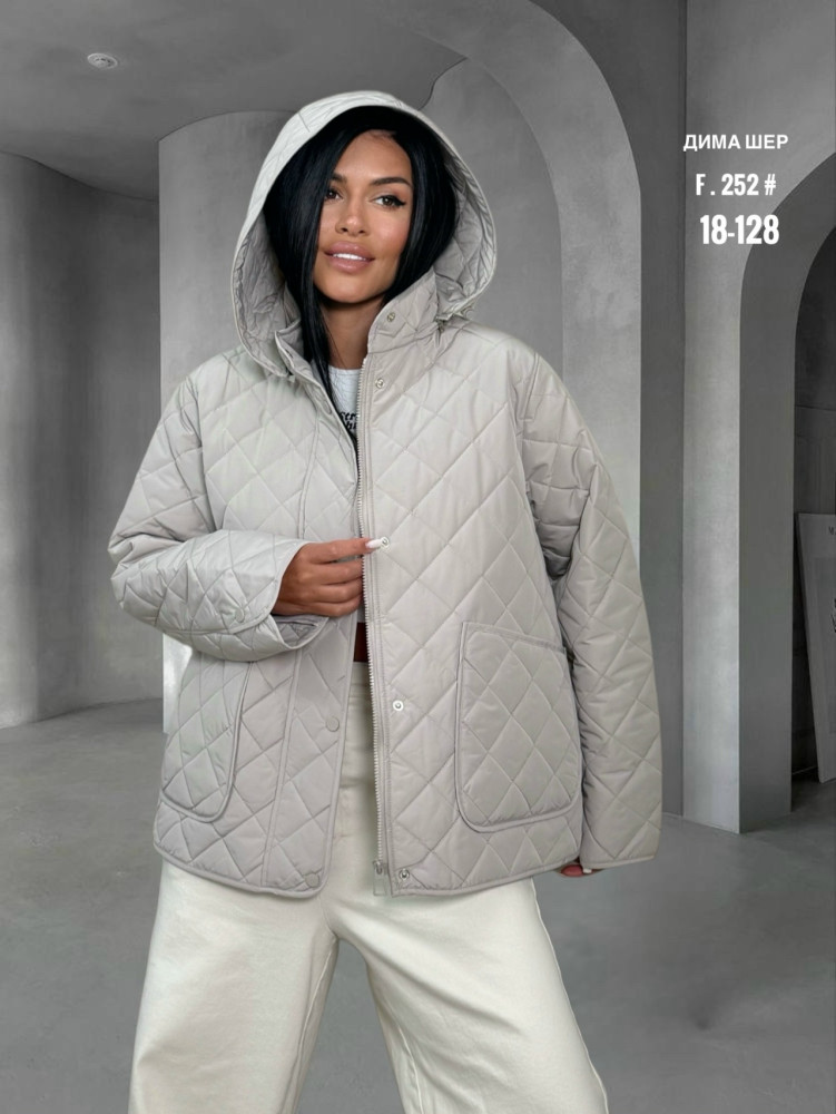 Купить Куртка женская серая оптом Садовод Интернет-каталог Садовод интернет-каталог