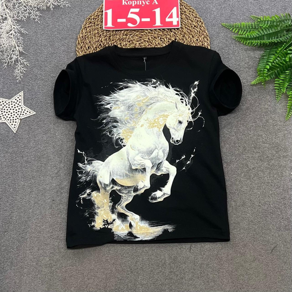 Купить Детская футболка черная оптом Садовод Интернет-каталог Садовод интернет-каталог