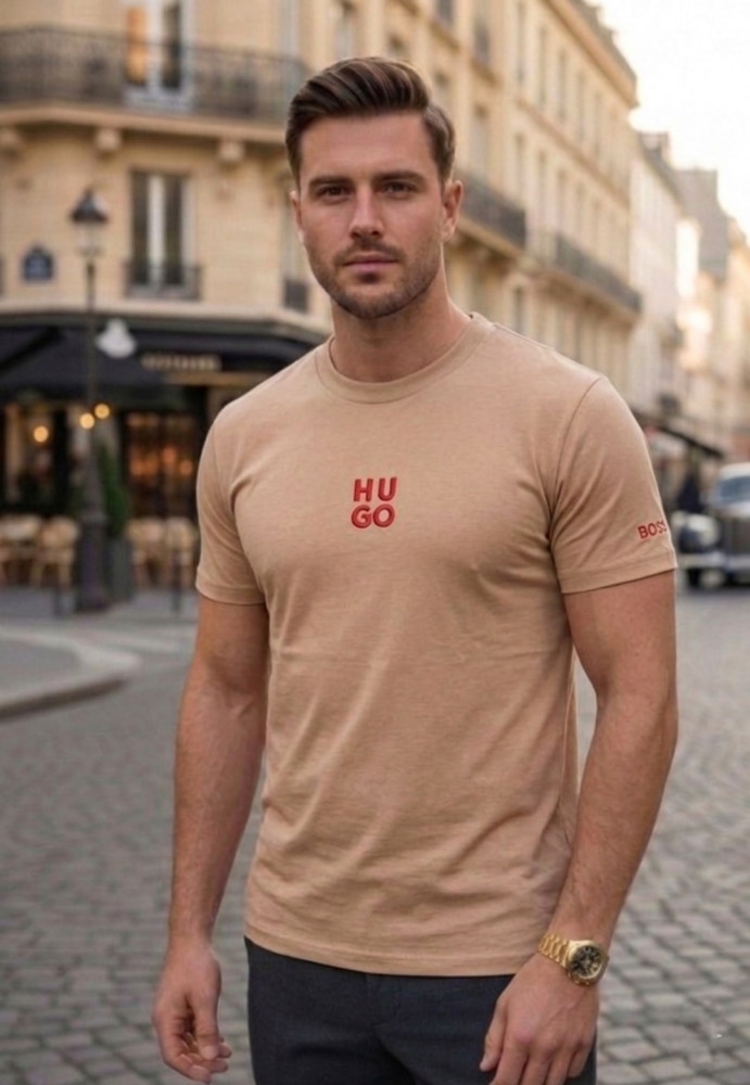 Купить Мужская футболка бежевая оптом Садовод Интернет-каталог Садовод интернет-каталог