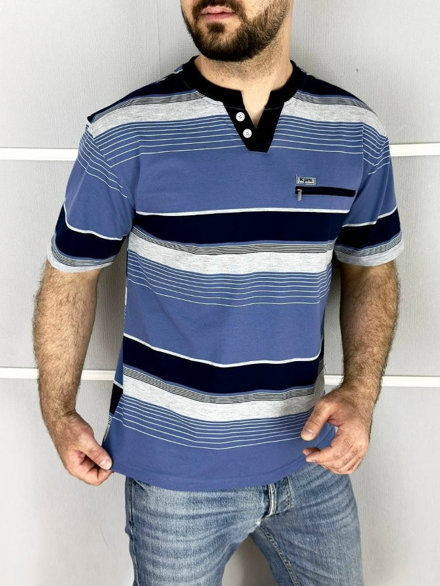 Купить Мужская футболка голубая оптом Садовод Интернет-каталог Садовод интернет-каталог