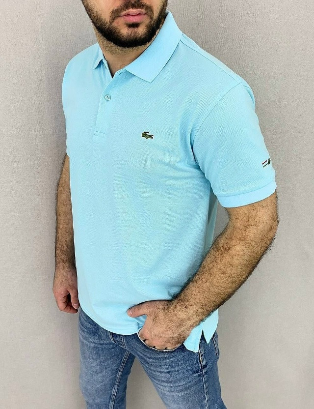 Купить Мужская футболка голубая оптом Садовод Интернет-каталог Садовод интернет-каталог