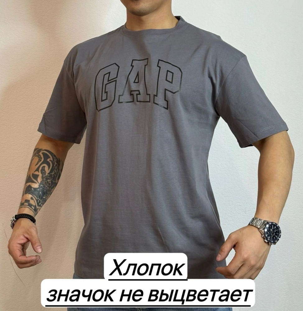 Купить Мужская футболка серая оптом Садовод Интернет-каталог Садовод интернет-каталог