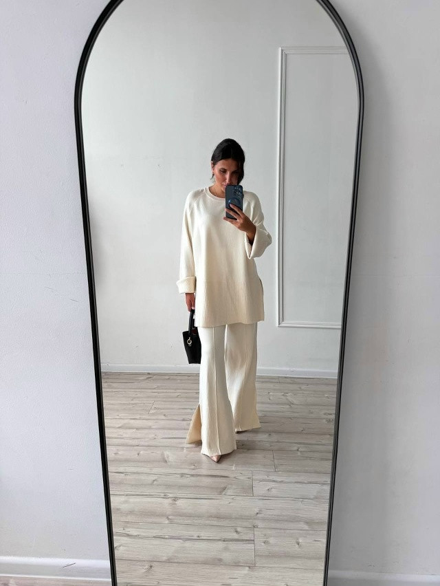 Купить Женский костюм молочный оптом Садовод Интернет-каталог Садовод интернет-каталог