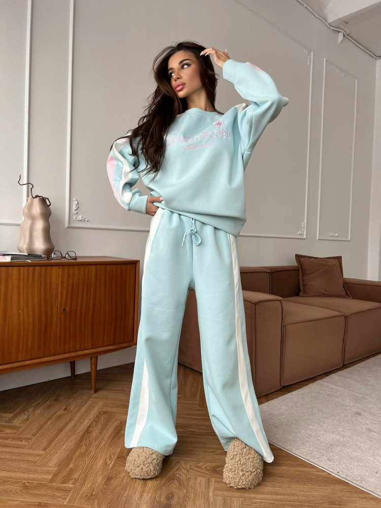 Купить Женский костюм голубой оптом Садовод Интернет-каталог Садовод интернет-каталог