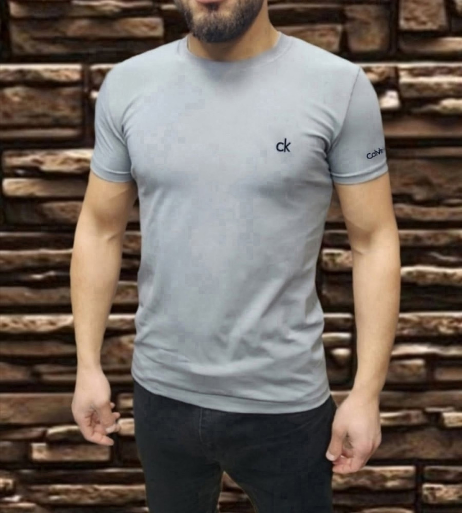 Купить Мужская футболка серая оптом Садовод Интернет-каталог Садовод интернет-каталог