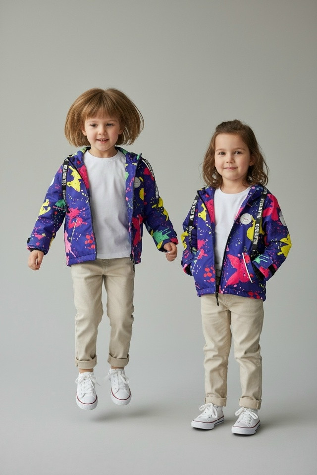 Купить Куртка детская фиолетовая оптом Садовод Интернет-каталог Садовод интернет-каталог