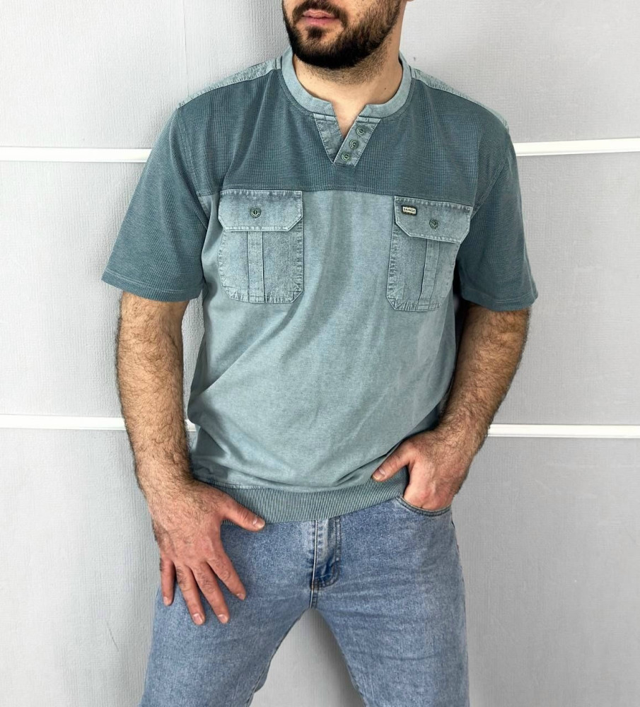 Купить Мужская футболка голубая оптом Садовод Интернет-каталог Садовод интернет-каталог