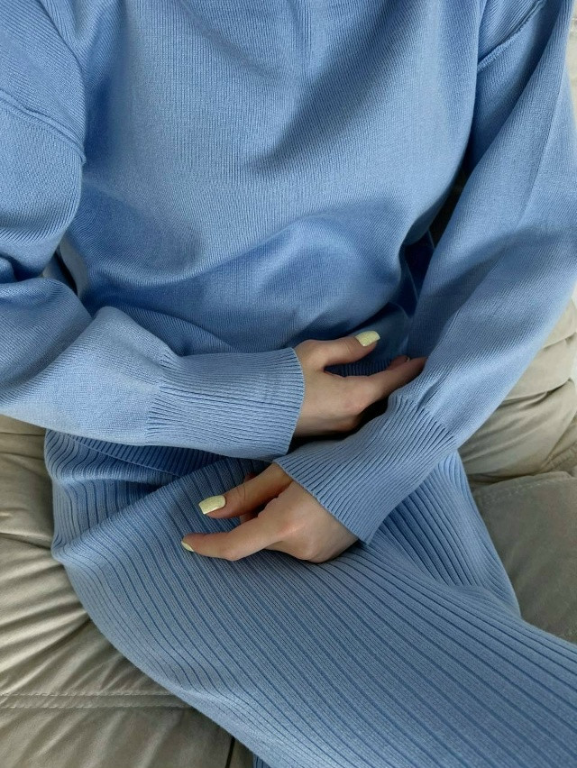 Купить Женский костюм голубой оптом Садовод Интернет-каталог Садовод интернет-каталог