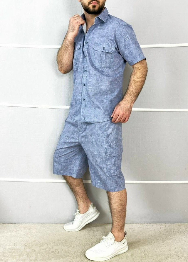 Купить Мужской костюм голубой оптом Садовод Интернет-каталог Садовод интернет-каталог