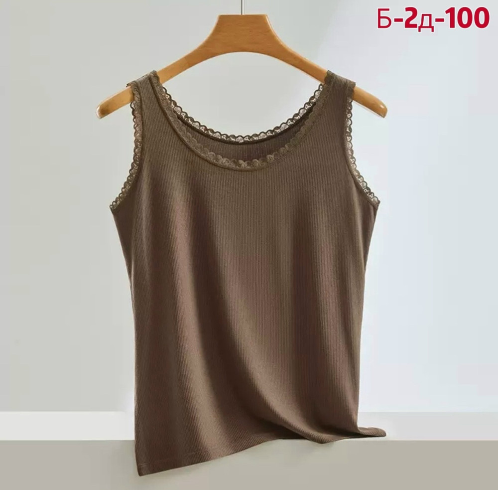 Купить Женская майка коричневая оптом Садовод Интернет-каталог Садовод интернет-каталог