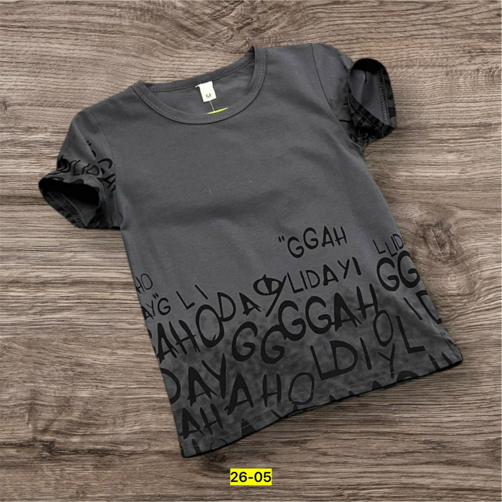 Купить Детская футболка темно-серая оптом Садовод Интернет-каталог Садовод интернет-каталог