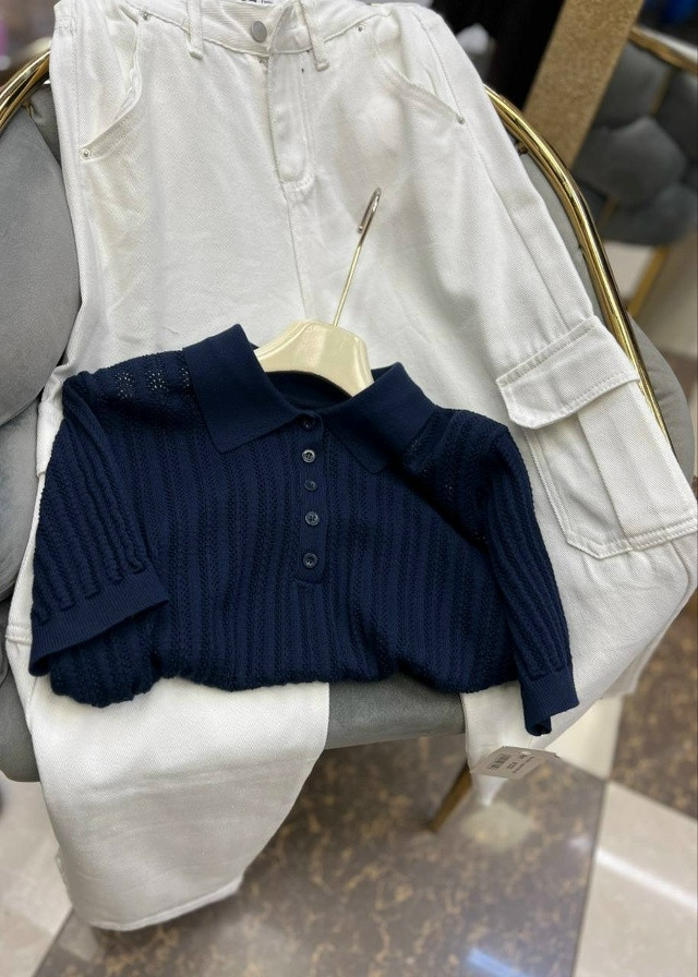 Купить Женская футболка синяя оптом Садовод Интернет-каталог Садовод интернет-каталог