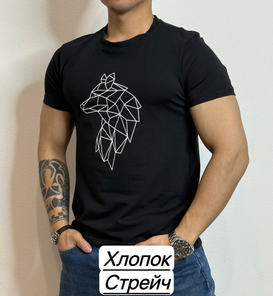Купить Футболка для мужчин, хлопок оптом Садовод Интернет-каталог Садовод интернет-каталог