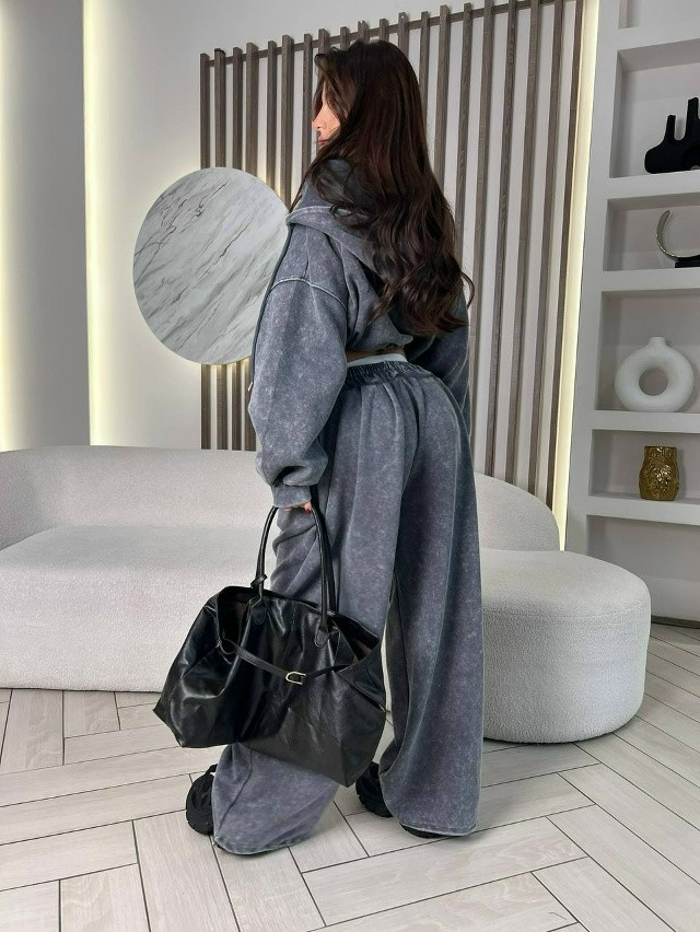 Купить Женский костюм темно-серый оптом Садовод Интернет-каталог Садовод интернет-каталог