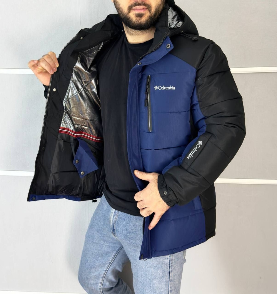 Купить Куртка мужская синяя оптом Садовод Интернет-каталог Садовод интернет-каталог