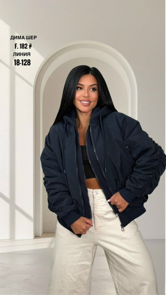 Купить Куртка женская синяя оптом Садовод Интернет-каталог Садовод интернет-каталог