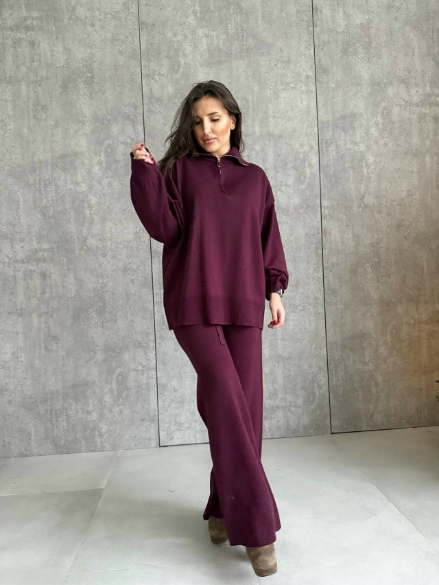 Купить Женский костюм бордовый оптом Садовод Интернет-каталог Садовод интернет-каталог