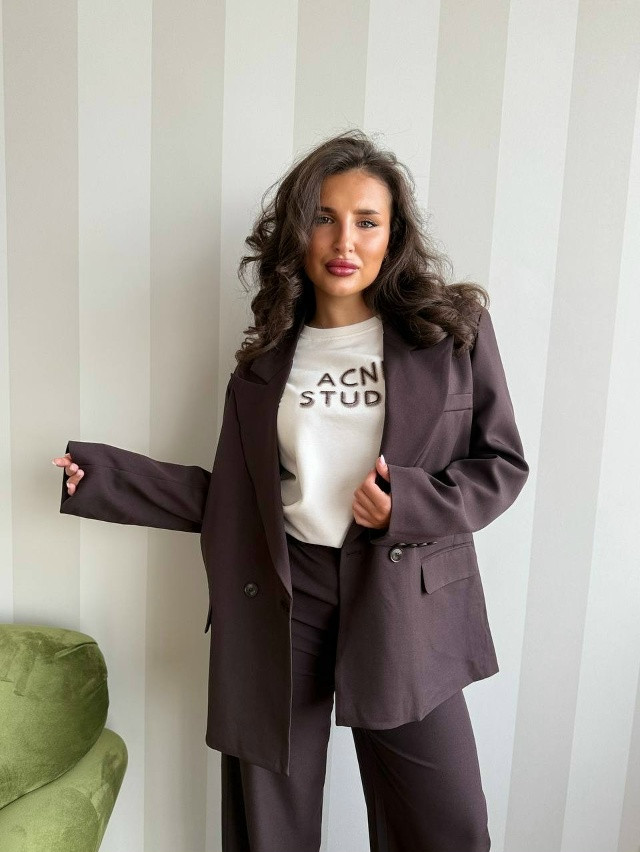 Купить Женский костюм коричневый оптом Садовод Интернет-каталог Садовод интернет-каталог