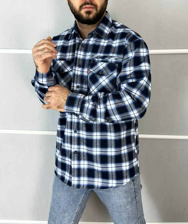 Купить Мужская рубашка темно-синяя оптом Садовод Интернет-каталог Садовод интернет-каталог