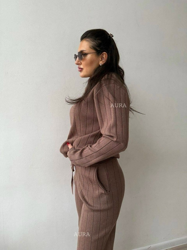 Купить Женский костюм коричневый оптом Садовод Интернет-каталог Садовод интернет-каталог