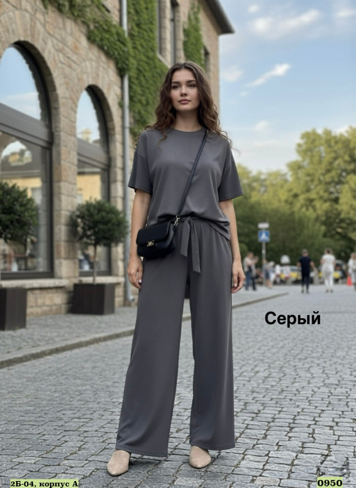 Купить Женский костюм серый оптом Садовод Интернет-каталог Садовод интернет-каталог