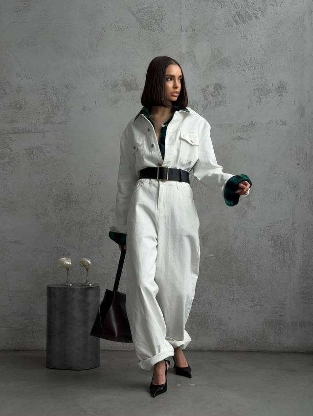 Купить Женский комбинезон белый оптом Садовод Интернет-каталог Садовод интернет-каталог