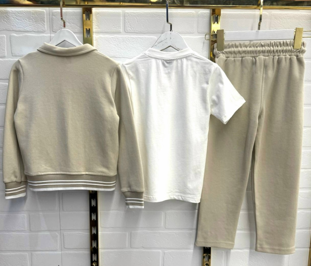 Купить Детский костюм бежевый оптом Садовод Интернет-каталог Садовод интернет-каталог