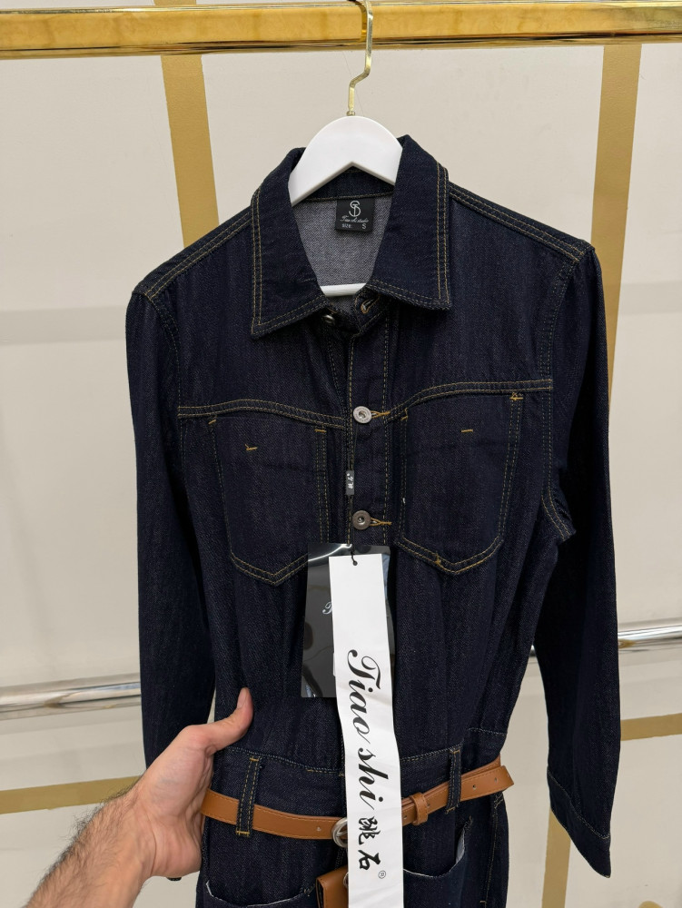 Купить Женский комбинезон темно-синий оптом Садовод Интернет-каталог Садовод интернет-каталог