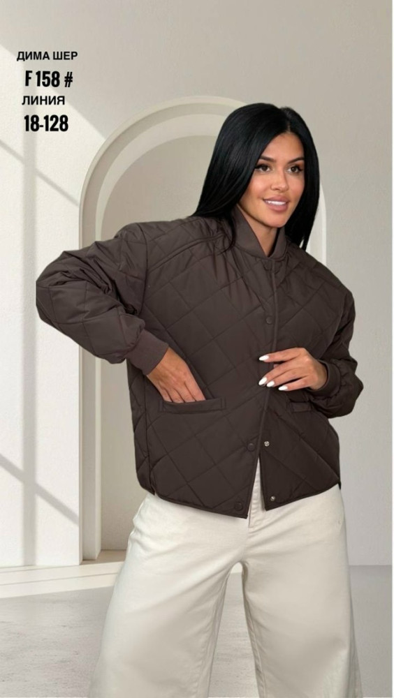 Купить Куртка женская коричневая оптом Садовод Интернет-каталог Садовод интернет-каталог