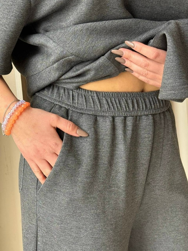 Купить Женский костюм темно-серый оптом Садовод Интернет-каталог Садовод интернет-каталог