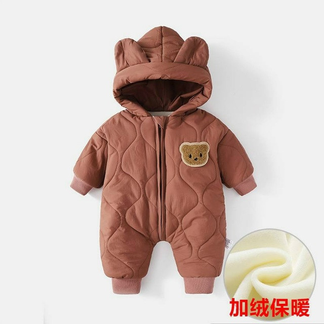 Купить Детский комбинезон коричневый оптом Садовод Интернет-каталог Садовод интернет-каталог