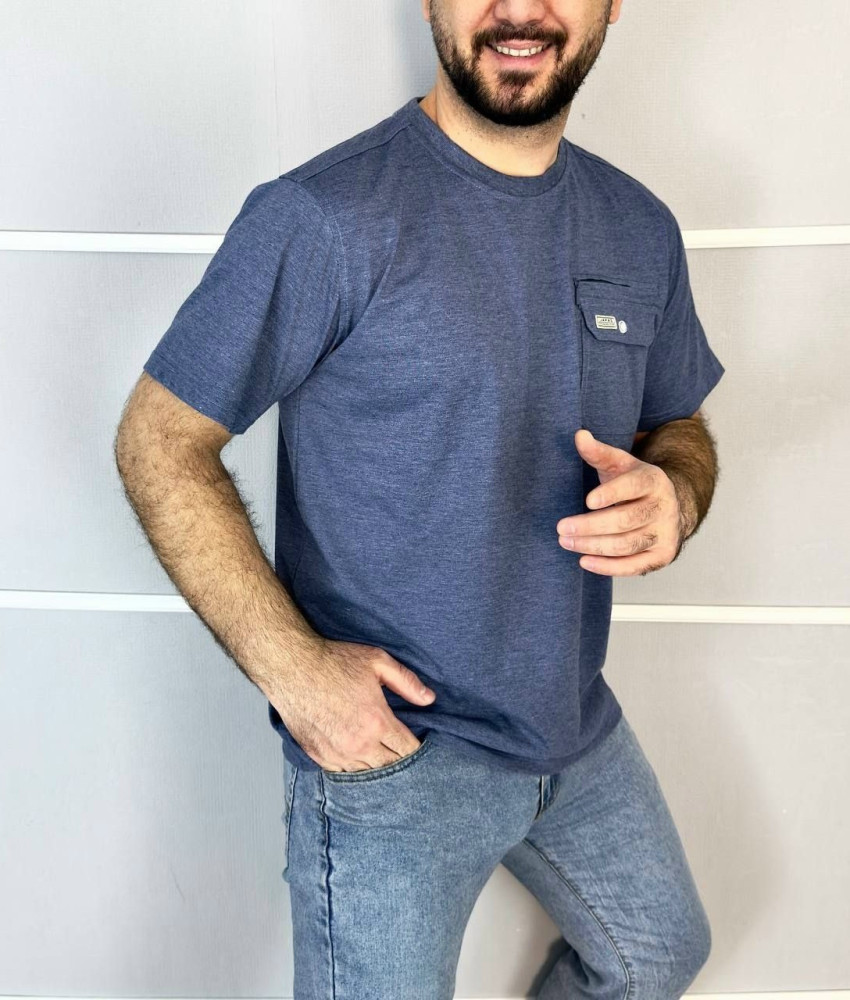 Купить Мужская футболка темно-синяя оптом Садовод Интернет-каталог Садовод интернет-каталог