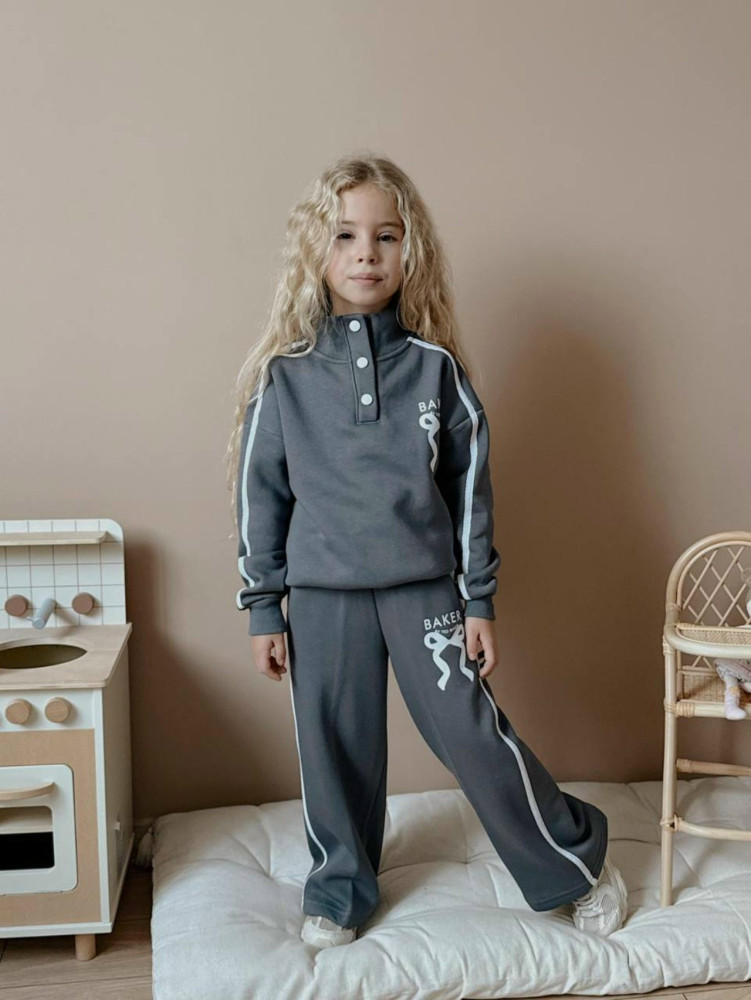 Купить Детский костюм темно-серый оптом Садовод Интернет-каталог Садовод интернет-каталог