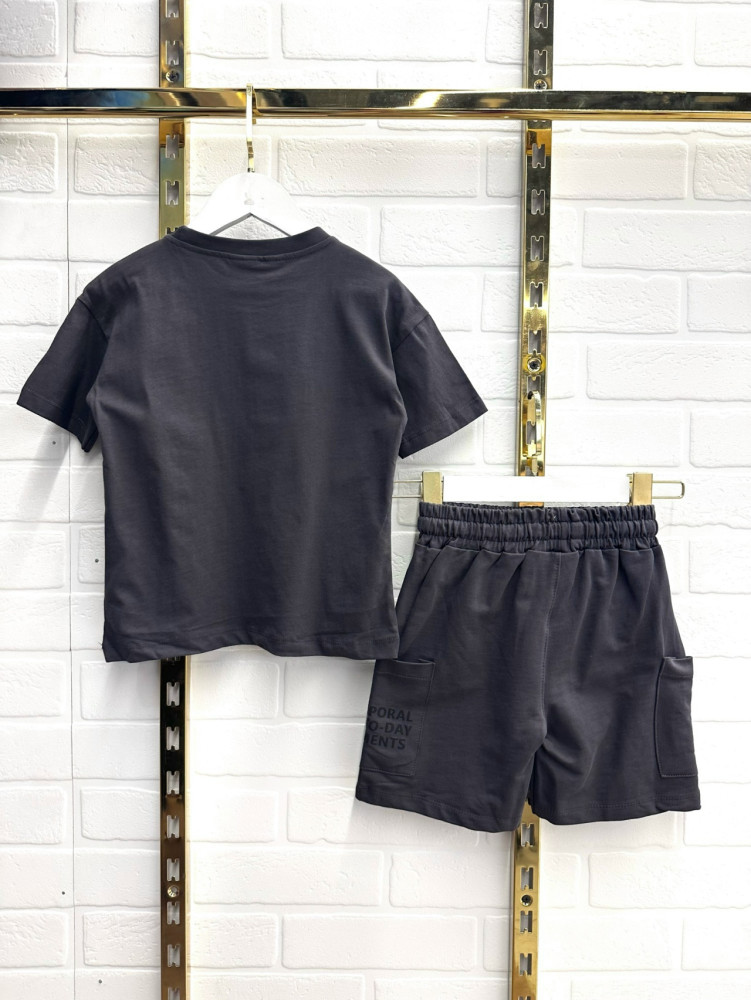 Купить Детский костюм серый оптом Садовод Интернет-каталог Садовод интернет-каталог