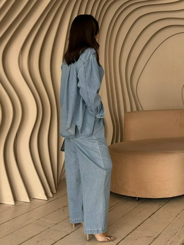 Купить Женский костюм голубой оптом Садовод Интернет-каталог Садовод интернет-каталог