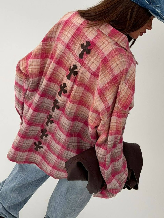 Купить Женская рубашка розовая оптом Садовод Интернет-каталог Садовод интернет-каталог