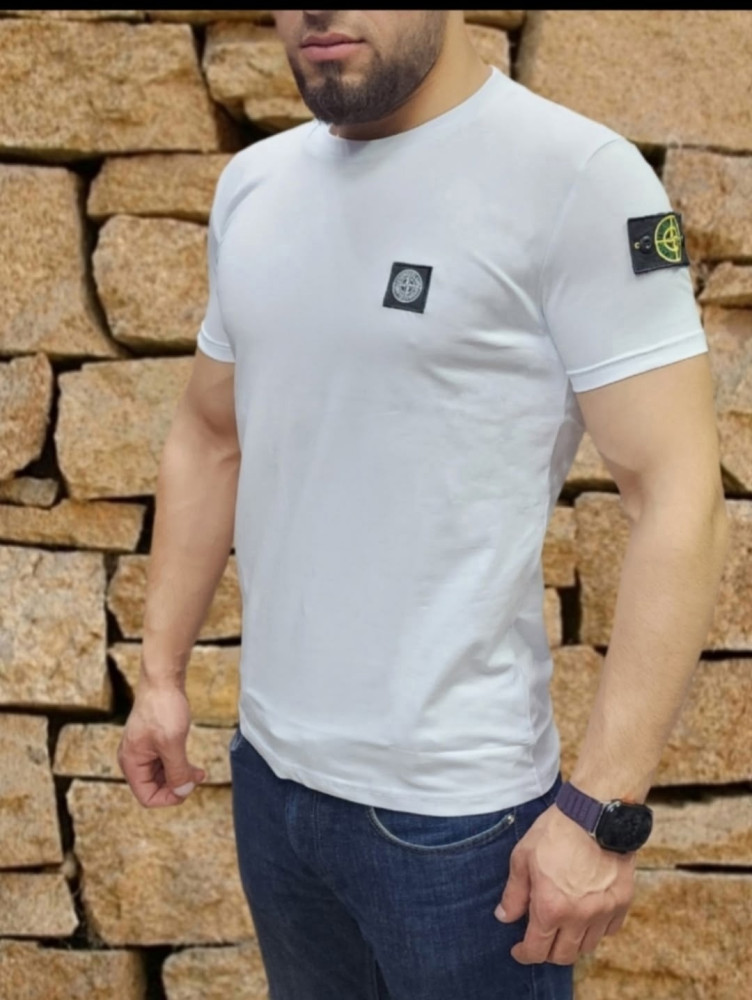 Купить Мужская футболка белая оптом Садовод Интернет-каталог Садовод интернет-каталог