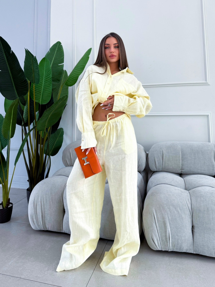 Купить Женский костюм желтый оптом Садовод Интернет-каталог Садовод интернет-каталог