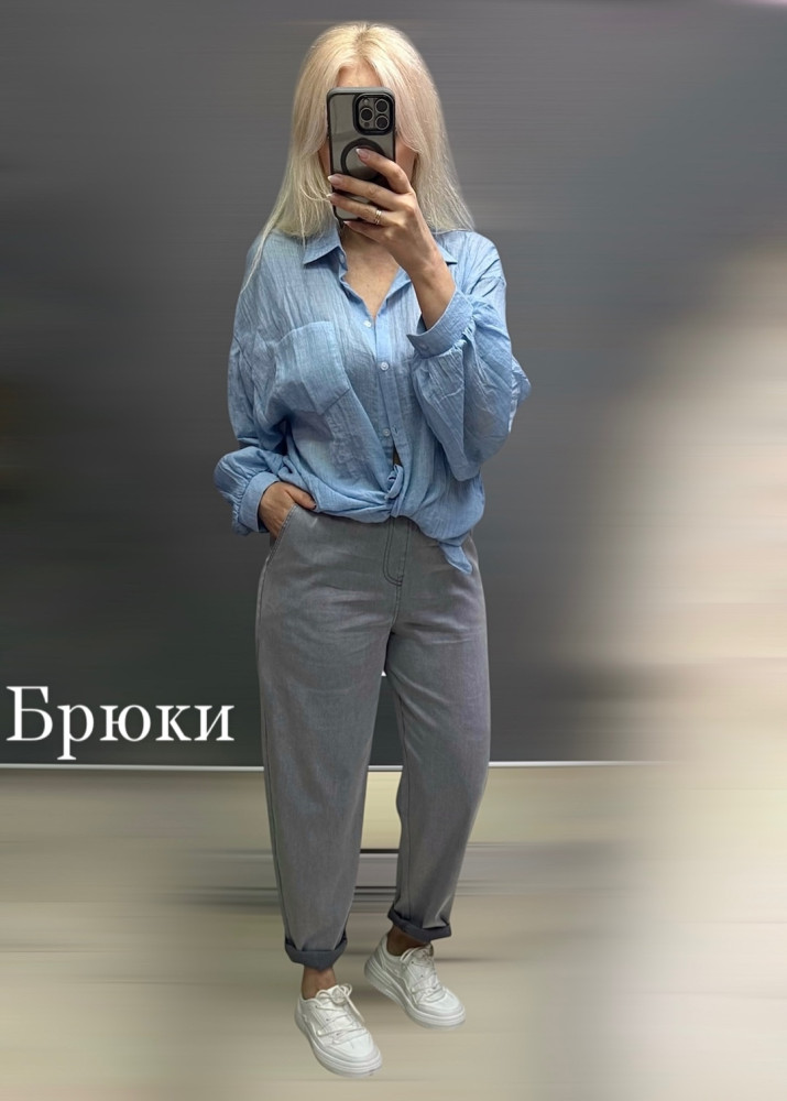 Купить Женские брюки серые оптом Садовод Интернет-каталог Садовод интернет-каталог