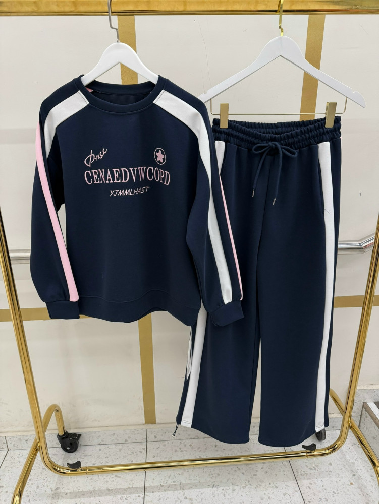 Купить Женский костюм темно-синий оптом Садовод Интернет-каталог Садовод интернет-каталог