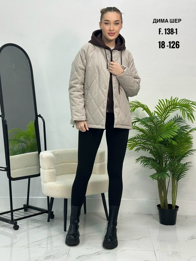 Купить Куртка женская бежевая оптом Садовод Интернет-каталог Садовод интернет-каталог